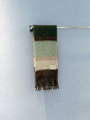 Miumiu Wool Scarf With Fringes Cognac/Tundra   - 1