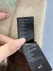 Miumiu Wool Scarf With Fringes Cognac/Tundra   - 5