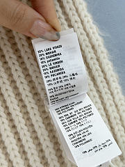 Miumiu Knit Scarf Sand Beige  - 4