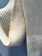 Miumiu Knit Scarf Sand Beige  - 2