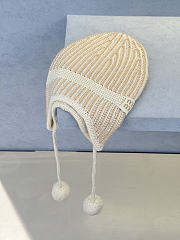 Miumiu Wool Hat Sand Beige  - 5