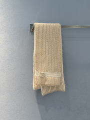 Miumiu Knit Scarf/Wool Hat Sand Beige  - 5