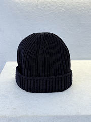 Miumiu Wool And Cashmere Beanie Black - 3