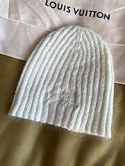 LV Script Beanie S00 White M97803  - 6