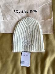 LV Script Beanie S00 White M97803  - 4