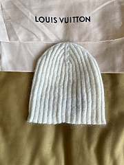 LV Script Beanie S00 White M97803  - 3