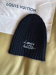 LV Script Beanie S00 Black M97804 - 5