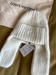 LV Script Beanie White M97735 - 2