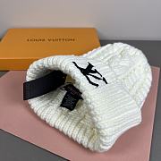 LV Mini Cable Beanie White - 4