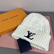 LV Mini Cable Beanie White - 2