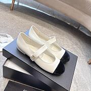 Chanel Mary Janes Lambskin & Velvet White & Black - 3