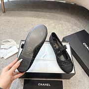 Chanel Mary Janes Tweed & Grosgrain Black - 2