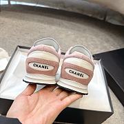 Chanel Trainers Calfskin & Suede Calfskin Pink G47014 - 2