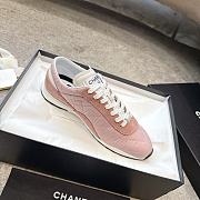 Chanel Trainers Calfskin & Suede Calfskin Pink G47014 - 3
