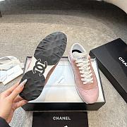 Chanel Trainers Calfskin & Suede Calfskin Pink G47014 - 6