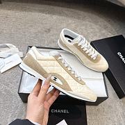 Chanel Trainers Calfskin & Suede Calfskin Beige G47014 - 1