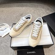 Chanel Trainers Calfskin & Suede Calfskin Beige G47014 - 2