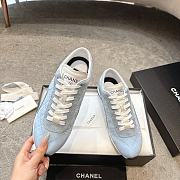 Chanel Trainers Calfskin & Suede Calfskin Blue G47014 - 5