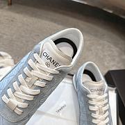 Chanel Trainers Calfskin & Suede Calfskin Blue G47014 - 3