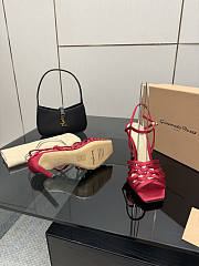 Gianvito Rossi 95 Kerry Sandals Red - 4