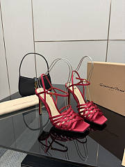 Gianvito Rossi 95 Kerry Sandals Red - 3