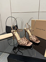 Gianvito Rossi 95 Kerry Sandals Brown - 5