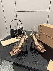 Gianvito Rossi 95 Kerry Sandals Brown - 4