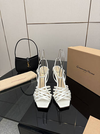 Gianvito Rossi 95 Kerry Sandals White