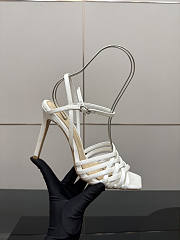 Gianvito Rossi 95 Kerry Sandals White - 6