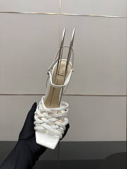 Gianvito Rossi 95 Kerry Sandals White - 4