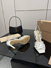 Gianvito Rossi 95 Kerry Sandals White - 2