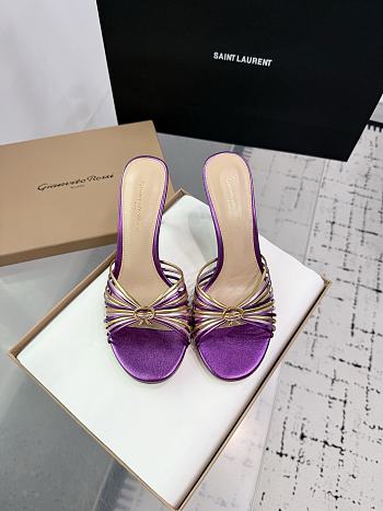 Gianvito Rossi 70 Vyna Sandals Purple