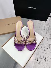 Gianvito Rossi 70 Vyna Sandals Purple - 5