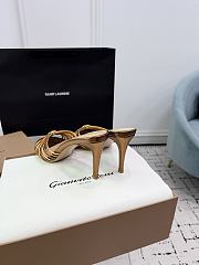 Gianvito Rossi 70 Vyna Sandals Brown Metallic Nappa - 2