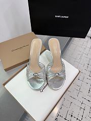 Gianvito Rossi 70 Vyna Sandals Silver - 1