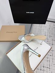 Gianvito Rossi 70 Vyna Sandals Silver - 5