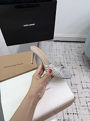 Gianvito Rossi 70 Vyna Sandals Silver - 4