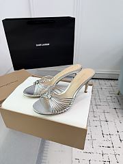 Gianvito Rossi 70 Vyna Sandals Silver - 3