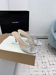 Gianvito Rossi 70 Vyna Sandals Silver - 2