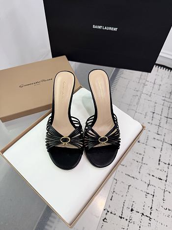 Gianvito Rossi 70 Vyna Sandals Black