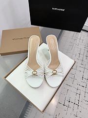 Gianvito Rossi 70 Vyna Sandals White - 1