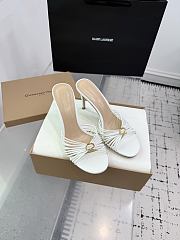 Gianvito Rossi 70 Vyna Sandals White - 5