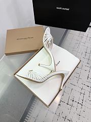 Gianvito Rossi 70 Vyna Sandals White - 4