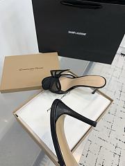 Gianvito Rossi Ilia 75 Mesh Trimmed Sandals Black - 4