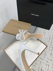 Gianvito Rossi Ilia 75 Mesh Trimmed Sandals White - 4