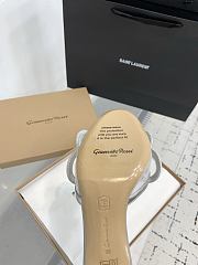 Gianvito Rossi Ilia 75 Mesh Trimmed Sandals Sillver - 3