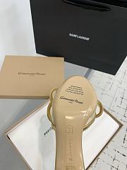 Gianvito Rossi Ilia 75 Mesh Trimmed Sandals Gold - 6