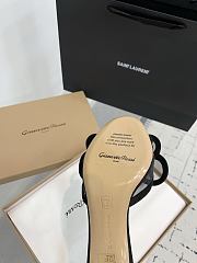 Gianvito Rossi Ilia 75 Mesh Trimmed Suede Sandals Black - 3