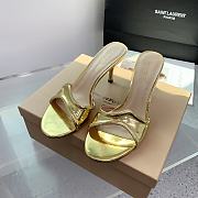 Gianvito Rossi Lucrezia Mule 70 Gold Shiny Calf - 2