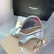 Gianvito Rossi Lucrezia Mule 70 Silver Shiny Calf - 6